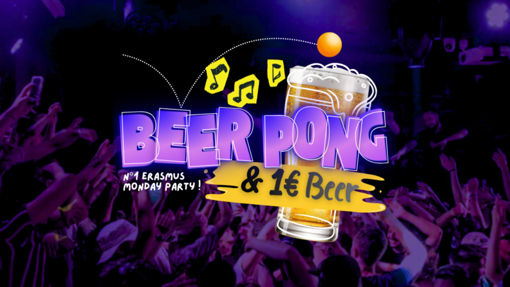Beer Pong, 1€-Beer & Party